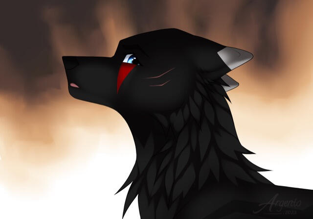Shaded Bust with Background