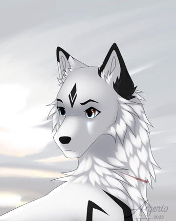 Shaded Bust with Background